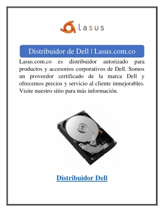 Distribuidor de Dell | Lasus.com.co