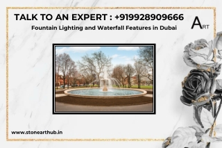 Fountain Lighting and Waterfall Features in Dubai