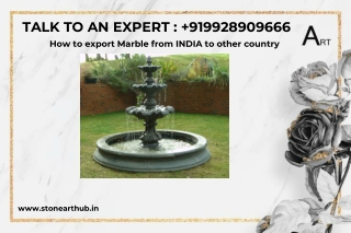 How to export Marble from INDIA to other country