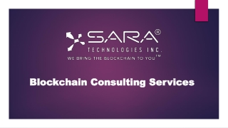 blockchain consulting services