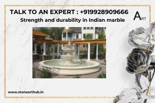 Strength and durability in Indian marble