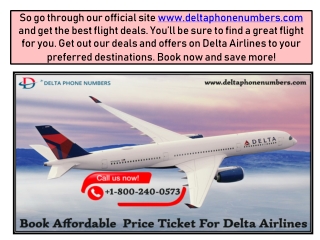 Book Affordable  Price Ticket For Delta Airlines