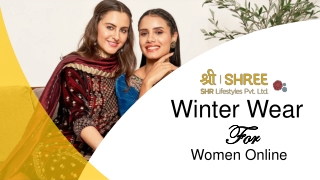 Winter Wear For Women Online