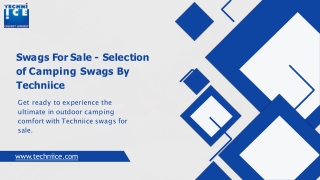 Swags For Sale - Selection of Camping Swags By Techniice