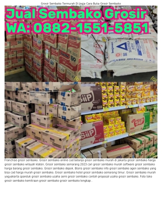 Ô88ᒿ–l55l–585l (WA) Grosir Sembako Terdekat Yang Murah Jualan Grosir Sembako