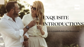 Matchmaking In La | Exquisiteintroductions.com