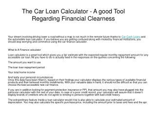 autoloan