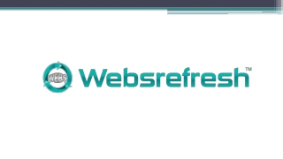 Websrefresh By - Hotel SEO Service Texas