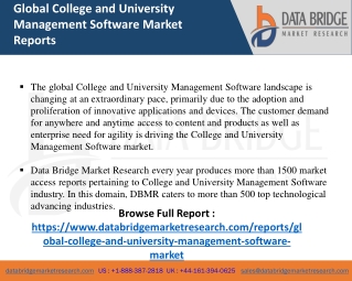 College and University Management Software Market-ICT