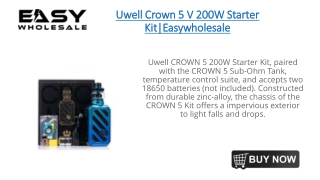 Uwell Crown 5 V 200W Starter Kit|Easywholesale