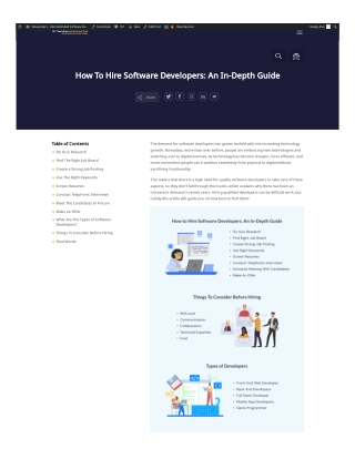 How To Hire Software Developers An In-Depth Guide
