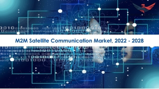 M2M Satellite Communication Market Size, Scope 2022-2028