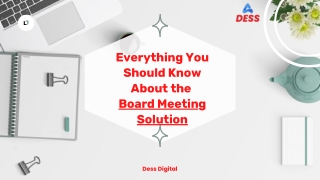 Everything You Should Know About the Board Meeting Solution (1)