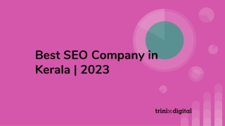 Best SEO Company in Kerala | 2023