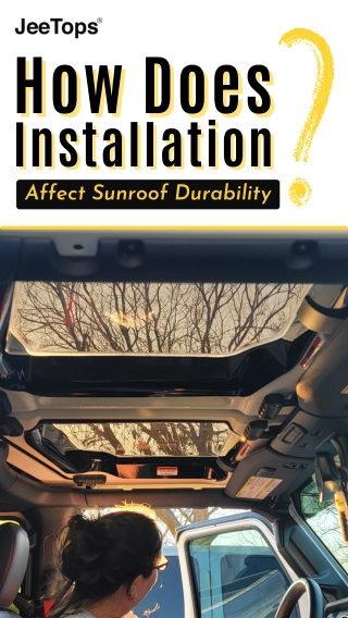 How Installation Affects the Durability of Your Sunroofs