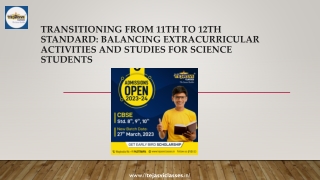 11th and 12th standard classes in Vadodara - Tejasvi Classes