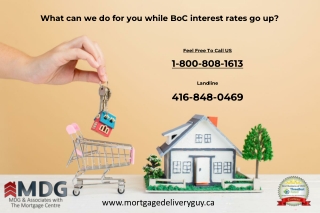 What can we do for you while BoC interest rates go up? - Mortgage Delivery Guy