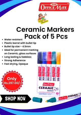 Buy Ceramic Marker Online in India - Soniofficemate