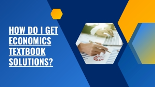 How do I get Economics textbook solutions