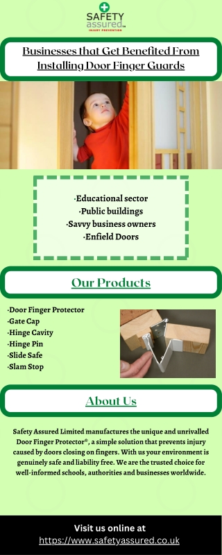 Businesses that Get Benefited From Installing Door Finger Guards