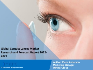 Contact Lenses Market Research and Forecast Report 2022-2027