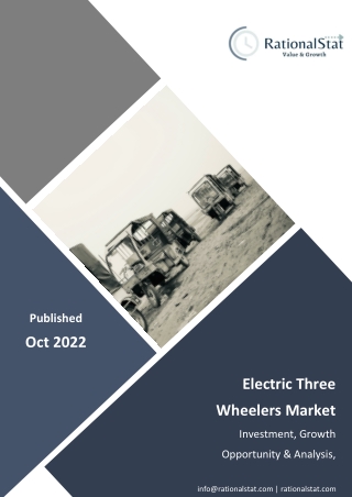 Electric Three-Wheelers Market | RationalStat