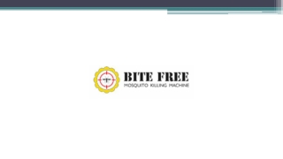 Bite Free Technologies By - Mosquito Control Machine