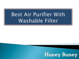 Best Air Purifier With Washable Filter