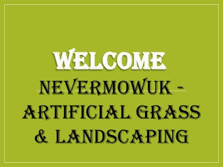 Best Artificial Grass in Horwich