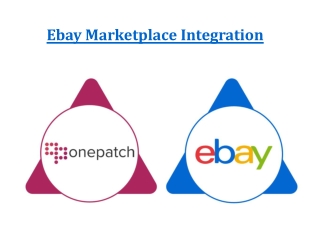 eBay Marketplace Integration | eBay Product Listings | eBay Order Management