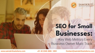 SEO for Small Businesses: Key Web Metrics Every Business Owner Must Track