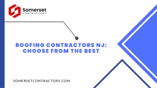 Roofing Contractors NJ Choose from the best