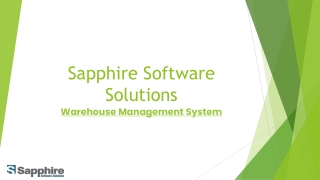 Warehouse Management System