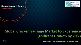 Chicken Sausage Market size See Incredible Growth during 2033