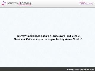 Express Visa 2 China - Chinese Travel