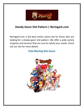 Steady Gacor Slot Pattern  Neringark