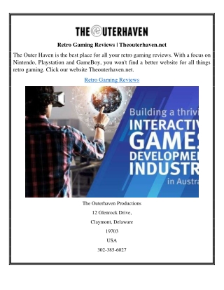 Retro Gaming Reviews | Theouterhaven.net