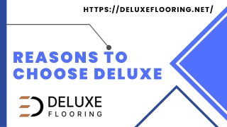 Reasons to Choose Deluxe