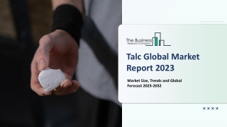 Talc Market Drivers, Demand, Insights 2023-2032