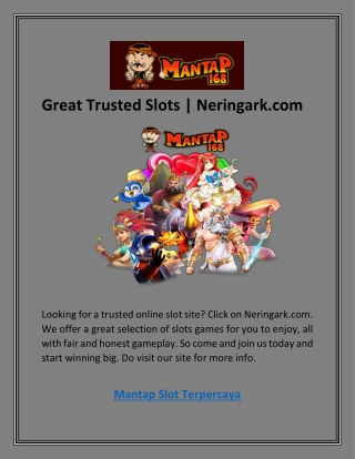 Great Trusted Slots | Neringark.comq