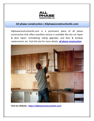 All phase construction | Allphaseconstructionllc.com