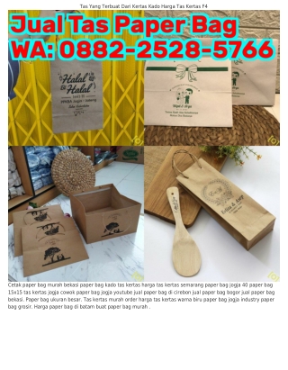 Ö88ᒿ•ᒿ5ᒿ8•57ᏮᏮ (WA) Paper Bag Murah Tapi Bagus Bahan Membuat Paper Bag
