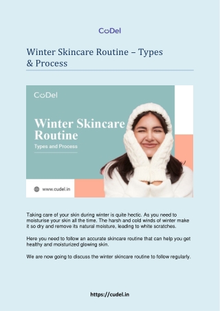 Winter Skincare Routine