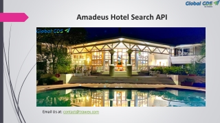 Amadeus Hotel Search API