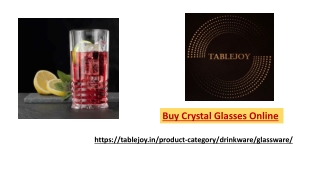 Buy Crystal Glasses Online