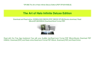EPUB$ The Art of Halo Infinite Deluxe Edition [PDF EPUB KINDLE]