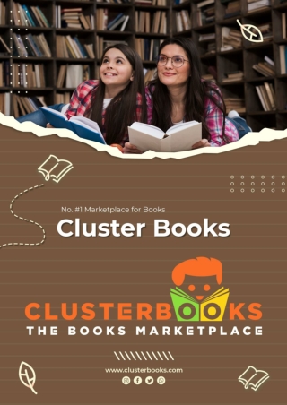 No. #1 Marketplace for Books - ClusterBooks.Com