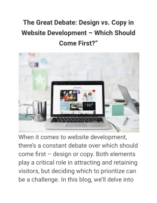 The Great Debate_ Design vs. Copy in Website Development – Which Should Come First_”