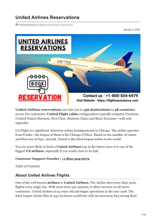 flightsassistance.com-United Airlines Reservations