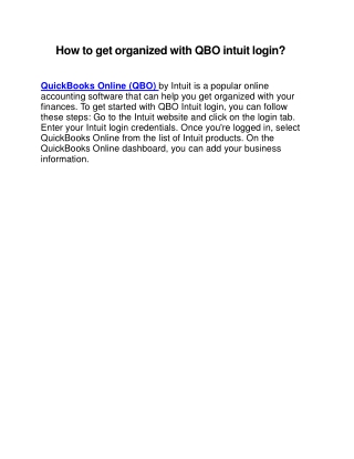 QBO-intuit-login